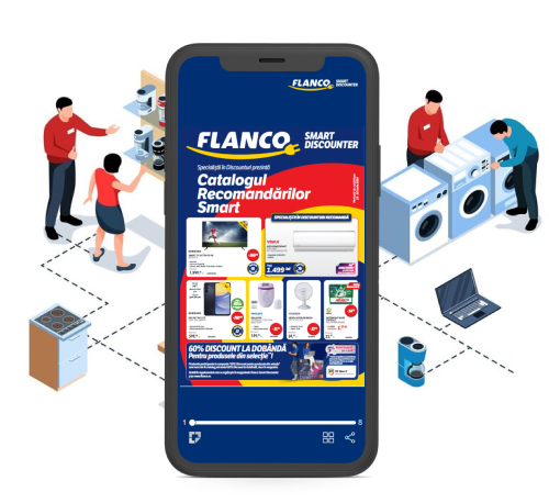 Catalogul digital Flanco cu oferte pentru electrocasnice și electronice